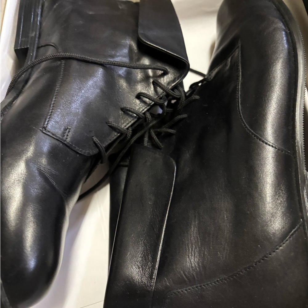 Black Leather Womens boots